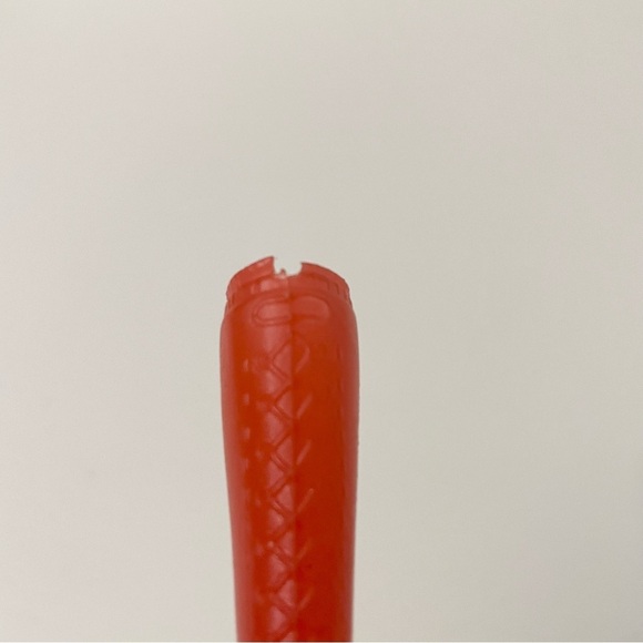 Vintage Barbie Mod Era Gogo Faux Lace Up Red boots 1 Pair Hong Kong - Picture 13 of 15